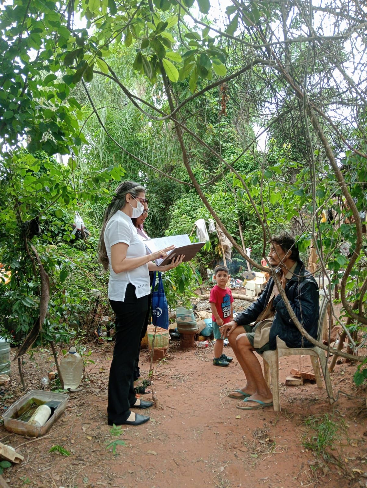 MDS brindó asistencia a ciudadano en estado de vulnerabilidad e inició trámites para su incorporación en Tekoporã Mbarete