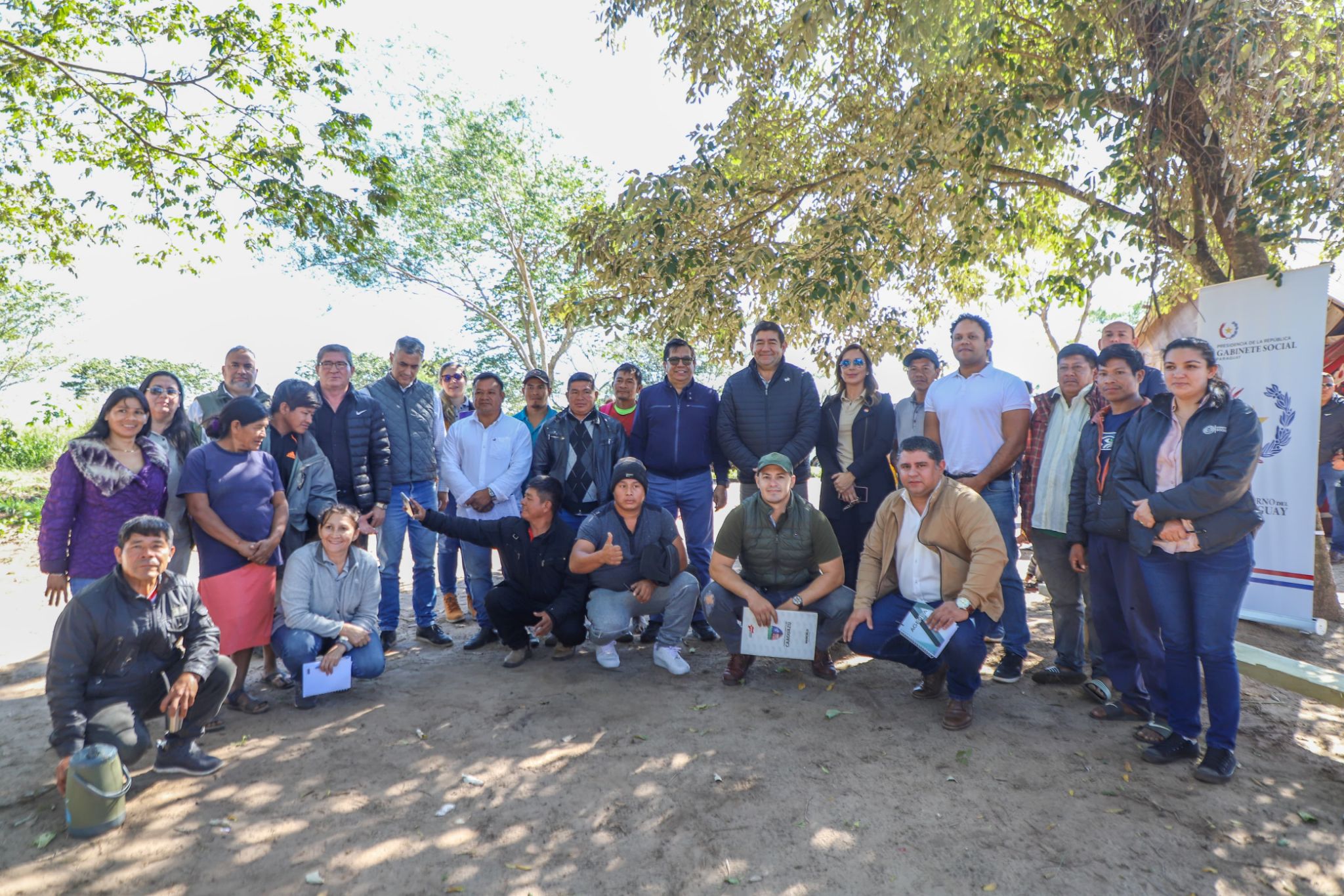 Ministro Rojas encabezó reunión interinstitucional con comunidades indígenas en Caaguazú