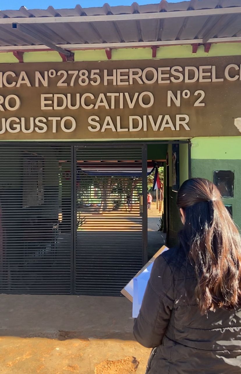 Técnicos del MDS y del INAN investigan denuncia de madres en escuela de J. Augusto Saldívar
