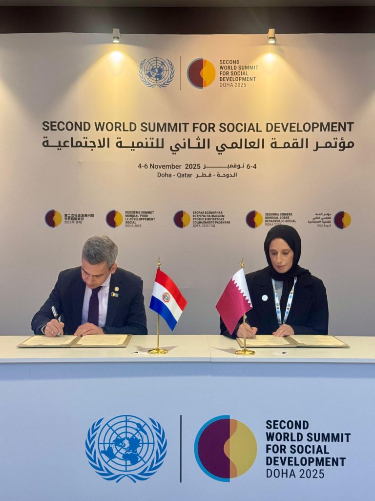 MDS firma en Qatar Memorando de Entendimiento sobre cooperación en Asuntos Sociales